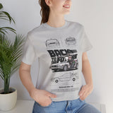 Futuristic Retro Sci Fi Time Travel Car Blueprint Art Unisex Heavy Cotton Tee Premium Streetwear For Vintage Car Lovers Collectors And Enthusiasts