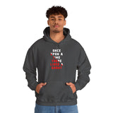 Unisex Once Upon A Time There Lived A Ghost Hoodie Horror Graphic Pullover Sweatshirt Spooky Paranormal Gothic Halloween Inspired Scary Storytelling Streetwear