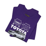 Toyota Land Cruiser Prado TXL Inspired Illustrated Luxury Off Road SUV Graphic T Shirt Premium 4x4 Adventure Vehicle Automotive Streetwear Rugged Travel Lifestyle Gift For SUV Enthusiasts