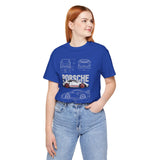 High Performance Track Racer Blueprint Art Unisex Heavy Cotton Tee Streetwear Motorsport Enthusiast Graphic Shirt