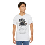 Ducati Inspired Power Cruiser Motorcycle Graphic Unisex Heavy Cotton Tee Premium Streetwear T Shirt for Riders Bikers Enthusiasts and Everyday Wear