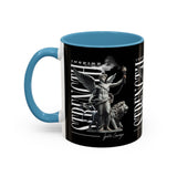 Inspire Strength Ignite Courage Ceramic Mug Motivational Coffee Cup Bold Graphic Durable Everyday Drinkware