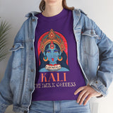 Lord Kali Goddess T Shirt Mahakali The Dark Goddess Shakti Hindu Spiritual Graphic Tee Navratri Durga Puja Festival Wear Unisex Cotton Devotional Streetwear India
