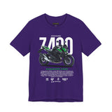 Kawasaki Z400 Naked Street Bike Graphic T Shirt Unisex Heavy Cotton Motorcycle Racing Streetwear Gift
