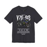 Yamaha YZF R3 Monster Energy Inspired Unisex Heavy Cotton Tee Racing Motorcycle Streetwear Graphic T Shirt Gift For Riders Bikers Moto Fans Casual Wear