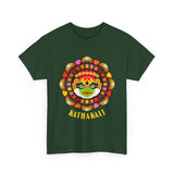 Unisex Kathakali T Shirt Kerala Traditional Dance Art Graphic Tee Indian Culture Festival Onam Heritage Malayalam Performance Heavy Cotton Top