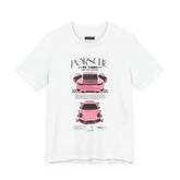 Luxury Pink Turbo Sports Car Inspired Graphic T Shirt Premium Supercar Aesthetic Streetwear Unisex Tee High Performance Auto Art Fashion For Car Lovers