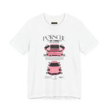 Luxury Pink Turbo Sports Car Inspired Graphic T Shirt Premium Supercar Aesthetic Streetwear Unisex Tee High Performance Auto Art Fashion For Car Lovers