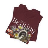 My Heart Is Beating Floral Anatomy Collage Unisex Jersey Short Sleeve Tee Abstract Vintage Graphic Artistic Streetwear Statement T Shirt