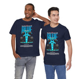 Blue Formula Race Car Graphic Unisex Heavy Cotton Tee High Speed Streetwear for Motorsport Fans and Racing Lifestyle Enthusiasts
