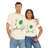 I Love Plants Unisex Heavy Cotton Tee Eco Friendly Botanical Leaf Nature Lover Green Gardening T Shirt Sustainable Plant Parent Gift For Gardeners