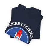 Rocket Science Rocks Unisex Heavy Cotton Tee Space Exploration T Shirt Astronomy STEM Education Science Lover Gift Astronaut Geek Nerd Graphic Top
