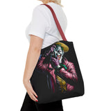 Snapshot of Madness Art Eco Tote Bag Dark Comic Neon Design Premium Canvas Reusable Shopping Bag Streetwear Lifestyle Accessory for Creative Thinkers Artists and Urban Dreamers