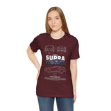Graffiti Street Art A90 Tuner Car Graphic Unisex Heavy Cotton Tee for Drift Fans Performance Lovers and Urban Streetwear Style
