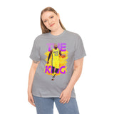 The Court Monarch Unisex Heavy Cotton Tee Basketball Power Graphic Shirt Streetwear for Athletes Hustlers and Motivational Sports Lovers