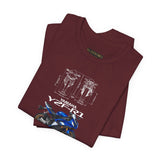 YZF-R1 Motorcycle Inspired Tee Japanese Liter Class Superbike Graphic Unisex Heavy Cotton Tee Racing Blueprint Streetwear Art Gift