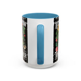 Heart Flower Accent Coffee Mug Bold Anatomical Heart Floral Design Motivational Ceramic Cup Empowering Symbol of Love Strength and Vitality Perfect Gift for Coffee Lovers Friends Birthdays Office Desk and Cozy Tea Moments