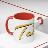 Tate Knight Logo Accent Coffee Mug 11oz 15oz Gold Foil Chess Horse Design Motivational Hustler Ceramic Cup Bold Luxury Inspired Streetwear Gift Drinkware