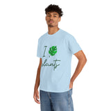 I Love Plants Unisex Heavy Cotton Tee Eco Friendly Botanical Leaf Nature Lover Green Gardening T Shirt Sustainable Plant Parent Gift For Gardeners