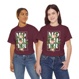 Mother Floral Design Unisex Heavy Cotton Tee Comfortable T Shirt Botanical Typography Graphic Streetwear Gift For Mom Mother’s Day Birthday Casual Everyday Wear