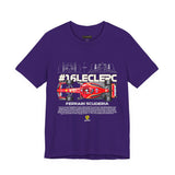 Leclerc 16 Inspired Formula Racing Car Graphic T Shirt Motorsport Streetwear Unisex Tee