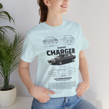 Legendary Retro Muscle Coupe Blueprint Unisex Heavy Cotton Tee Powerful Vintage Streetwear Art Shirt for Car Lovers & Collectors