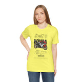 Honda CBR Superbike Blueprint Racing Motorcycle Graphic Tee Sport Bike Track Design T Shirt For Riders Speed Lovers Motorsport Streetwear Gift