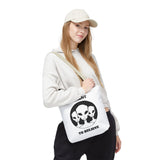 I Want To Believe Alien Tote Bag Sci Fi UFO Extraterrestrial Design Canvas Bag Space Mystery Reusable Eco Friendly Durable Shopping Travel Tote