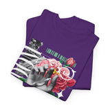 Freedom Hand Rose Graphic Unisex Heavy Cotton Tee Comfortable Streetwear T Shirt Motivational Bold Artistic Design Statement Piece Perfect Gift for Friends Empowerment Casual Wear