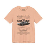 Legendary Retro Muscle Coupe Blueprint Unisex Heavy Cotton Tee Powerful Vintage Streetwear Art Shirt for Car Lovers & Collectors