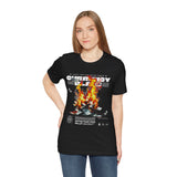 Currency Blaze Burning Money Graphic Unisex Jersey Short Sleeve Tee Bold Streetwear Flame Cash Statement T Shirt Urban Fashion