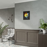 The Burning Aces Glossy Poster Fiery Gothic Wall Art Bold Dark Design for Risk Takers, Art Collectors, and Fearless Home Décor Lovers