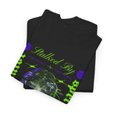 Stalked By Spectator Cyberpunk Graphic Unisex Heavy Cotton Tee Japanese Anime Glitch Streetwear T Shirt
