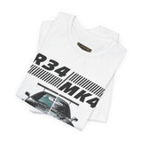 Dual Turbo Street Machine Graphic Unisex Heavy Cotton Tee High Performance Racing Car Split Design Shirt for Speed Lovers