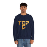 TopG Graphic Unisex Heavy Blend Crewneck Sweatshirt Motivational Hustler Streetwear Fitness Entrepreneur Alpha Mindset Pullover