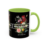 You Can Be Whatever Motivational Coffee Mug Ceramic White Accent Mug Bold Floral Empowerment Design Daily Reminder Positive Energy Drinkware Perfect Gift for Dreamers Friends Office and Home