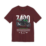 Kawasaki Z400 Naked Street Bike Graphic T Shirt Unisex Heavy Cotton Motorcycle Racing Streetwear Gift