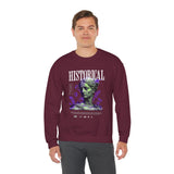 Historical Statue Graphic Premium Unisex Heavy Blend Crewneck Sweatshirt Vintage Aesthetic Streetwear Pullover