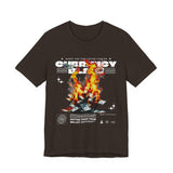 Currency Blaze Burning Money Graphic Unisex Jersey Short Sleeve Tee Bold Streetwear Flame Cash Statement T Shirt Urban Fashion
