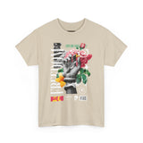 Freedom Hand Rose Graphic Unisex Heavy Cotton Tee Comfortable Streetwear T Shirt Motivational Bold Artistic Design Statement Piece Perfect Gift for Friends Empowerment Casual Wear
