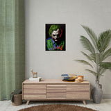 The Jocker Why So Serious Within Glossy Poster Emotional Gothic Wall Art Bold Psychological Design for Dark Aesthetic Lovers, Art Collectors, and Fearless Creatives