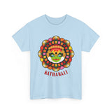 Unisex Kathakali T Shirt Kerala Traditional Dance Art Graphic Tee Indian Culture Festival Onam Heritage Malayalam Performance Heavy Cotton Top