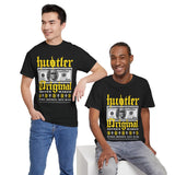Hustler Original Money Maker Unisex Heavy Cotton Tee Streetwear Graphic Bold Dollar Bill Print Motivational Entrepreneur T Shirt