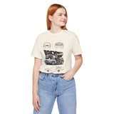 Futuristic Retro Sci Fi Time Travel Car Blueprint Art Unisex Heavy Cotton Tee Premium Streetwear For Vintage Car Lovers Collectors And Enthusiasts