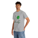 I Love Plants Unisex Heavy Cotton Tee Eco Friendly Botanical Leaf Nature Lover Green Gardening T Shirt Sustainable Plant Parent Gift For Gardeners