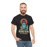 Lord Shiva The Destroyer Unisex Graphic T Shirt Mahadev Mahakal Devotional Hindu Spiritual Cotton Tee Trishul Rudraksha Temple Festival Wear India