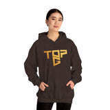 Top G Andrew Tate Graphic Hoodie Black Unisex Streetwear Motivational Hustle Pullover Sweatshirt Gold Typography Design