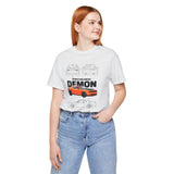 Firestorm Muscle Car Blueprint Design Unisex Heavy Cotton Tee Powerful Retro Performance Art Shirt for Streetwear Lovers & Collectors