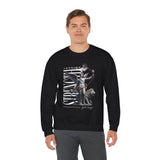 Inspire Strength Ignite Courage Unisex Crewneck Sweatshirt Premium Motivational Streetwear Bold Statue Graphic