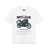 MT03 Inspired Lightweight Street Motorcycle Art Unisex Heavy Cotton Tee Bold Rider Graphic Streetwear Apparel